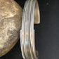 Old Pawn Southwestern Stamped Cuff Bracelet | Navajo Sterling Silver | Authentic Native American Handmade | 13831