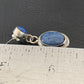 Navajo Denim Lapis Dangle Earrings | Sterling Silver | 1.1" | Authentic Native American Handmade | 1700