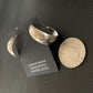 Native American Old Pawn Women's Hoop Stud Earrings | Sterling Silver | 1" | 13009