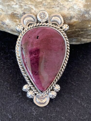Southwestern Women's Sterling Silver Purple Spiny Oyster Ring | Sz 7 | 00429