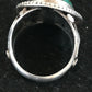 Vintage Navajo Sterling Silver Turquoise Ring | Sz 10.5 | Old Pawn | Blue | Native American Southwestern | 8641
