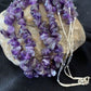 Navajo Purple Amethyst Liquid Heishi Necklace Pendant | Sterling Silver Tubes | Authentic Native American Handmade | 869