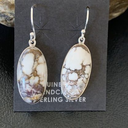 Navajo Wild Horse Earrings Set | Sterling Silver | Authentic Native American Handmade | 12782