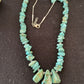 Navajo Blue Turquoise Nugget Beads Necklace | Sterling Silver | Authentic Native American Handmade | 22" | 1345