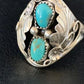 Navajo Kingman Turquoise Multi-Stone Ring | Authentic Native American Sterling Silver | Sz 11 | 14175