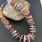 Navajo Purple Spiny Turquoise Necklace | Sterling Silver | Authentic Native American | 24" | 11306