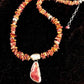Southwestern Purple Spiny Oyster Navajo Sterling Silver Necklace | 21" | 3417