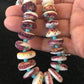 Navajo Purple Spiny Oyster & Turquoise Bead Necklace | Sterling Silver | Authentic Native American | Graduated | 23" | 8439