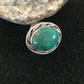 Vintage Navajo Sterling Silver Turquoise Ring | Sz 10.5 | Old Pawn | Blue | Native American Southwestern | 8641