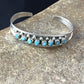 Children's Navajo Blue Turquoise Bracelet | Sterling Silver | Authentic Native American Handmade | 10183