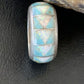 Navajo Blue Turquoise Inlay Ring | Sterling Silver | Sz 11 | Authentic Native American Handmade | 12562