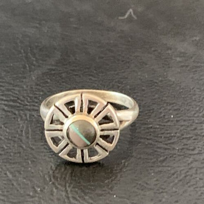 Native American Navajo Purple Sugilite Inlay Ring | Sz 6 | Sterling Silver | 11186
