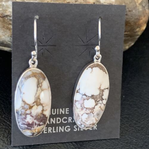 Navajo Wild Horse Earrings Set | Sterling Silver | Authentic Native American Handmade | 12782