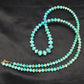 Navajo Faceted Blue Turquoise Necklace | Gold Filled Beads | Authentic Native American | 24" | 2908