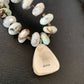 Navajo Wild Horse Turquoise Necklace | Sterling Silver | 21" | Authentic Native American Handmade | 12499
