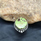 Navajo Green Gaspeite Ring | Sterling Silver | Sz 8.25 | Authentic Native American Handmade | 2593