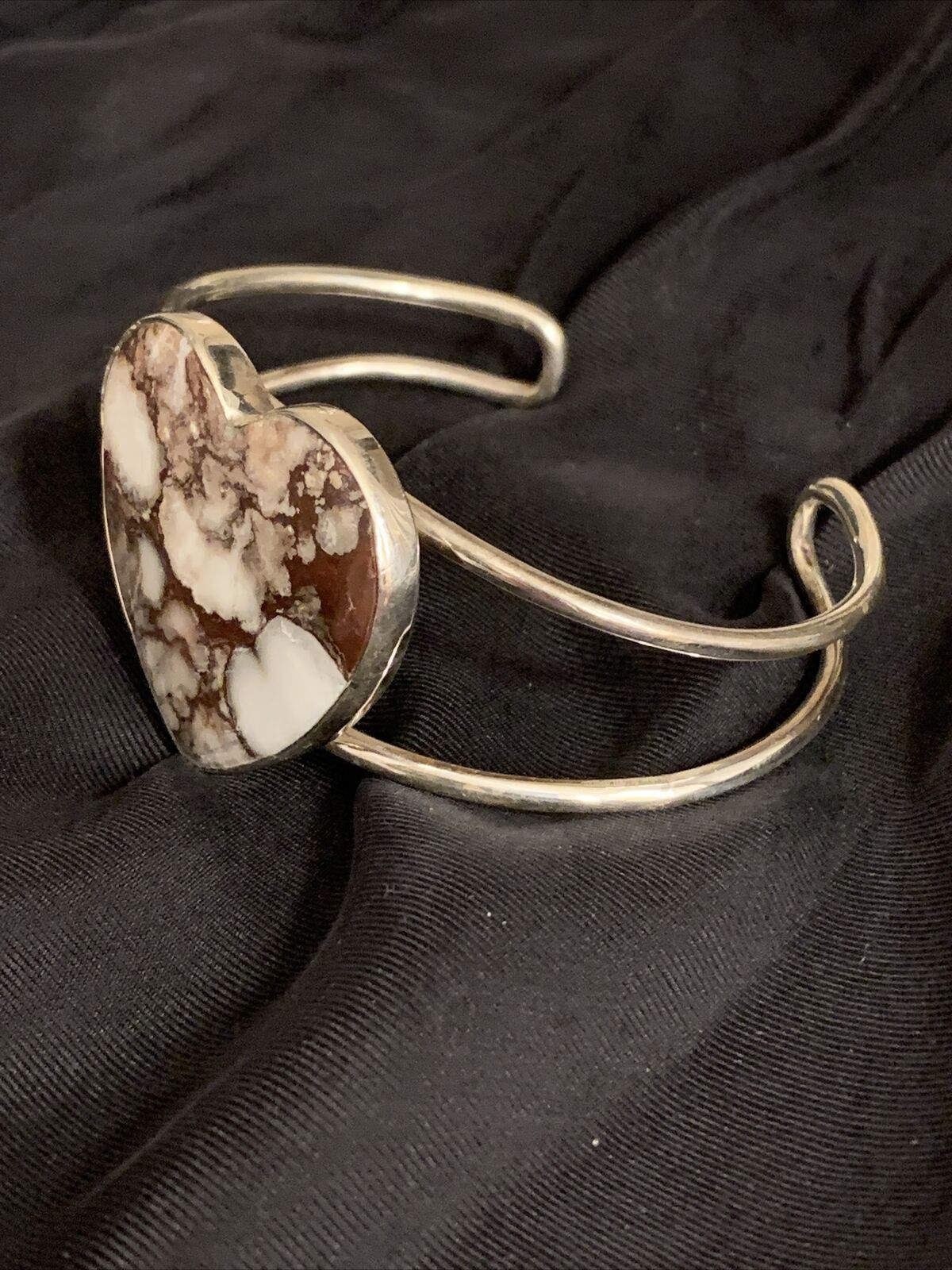 Native American Women's Wild Horse Turquoise Cuff Bracelet | Sterling Silver | Handmade | 10496