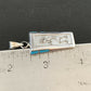 Navajo Kokopelli Stamp Turquoise Inlay Pendant | Sterling Silver | Authentic Native American Handmade | 10958
