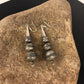 Navajo Sterling Silver Handmade Pearls Earrings | 1.5" | 10201