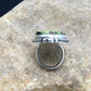 Navajo Green Gaspeite Ring | Sterling Silver | Sz 8.25 | Authentic Native American Handmade | 2593
