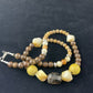 Southwestern Chunky Sterling Silver Necklace | Faceted Jasper Quartz | 20" | 10079