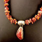 Southwestern Purple Spiny Oyster Navajo Sterling Silver Necklace | 21" | 3417