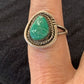 Native American Turquoise Navajo Old Pawn Ring | Sterling Silver | Sz 8.75 | 4714