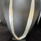 Liquid Heishi Necklace | 50 Strands Sterling Silver | 28" Silver Tubes | Authentic Native American Handmade | 14707