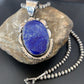 Native American Navajo Blue Lapis Pendant Necklace | Sterling Silver | Authentic Handmade | 11850