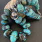 Authentic Native American Navajo Pearls Graduated Necklace | Sterling Silver & Turquoise | 20" | 1923