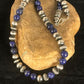 Native American Men's Lapis Necklace | Navajo Sterling Silver | 22" | 8531