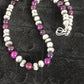 Navajo Men's Purple Sugilite Necklace | Sterling Silver | 22" | Authentic Native American Handmade | 8532