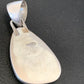 Men's Women's Navajo Blue Turquoise Opal Inlay Pendant | Sterling Silver | Authentic Native American Handmade | 12489