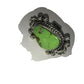 Native American Navajo Green Gaspeite Ring | Sterling Silver | Sz 6 | 1807