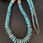 Navajo Natural Turquoise & Spiny Oyster Necklace | Sterling Silver | Authentic Native American | 32" | 13248