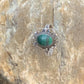 Navajo Green Malachite Ring | Sterling Silver | Sz 4.5 | Authentic Native American Handmade | 10871