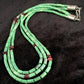 Navajo Spiny Oyster & Turquoise Bead Necklace | Sterling Silver | 21" | Authentic Native American Handmade | 8720