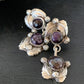 Navajo Purple Sugilite Post Dangle Earrings | Sterling Silver | Authentic Native American Handmade | 1599