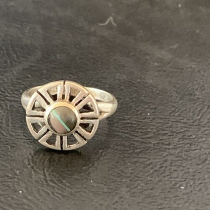 Native American Navajo Purple Sugilite Inlay Ring | Sz 6 | Sterling Silver | 11186