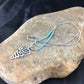 Native American Turquoise Heishi Bead Necklace Pendant | Sterling Silver | 18" | 10138