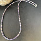 Navajo Sugilite Tube Heishi Necklace | Sterling Silver | 20" | Authentic Native American Handmade | 14517