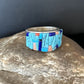 Multi-Color Blue Lapis Turquoise Inlay Ring | Sterling Silver | Sz 7 | 14459