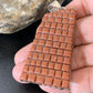 Native American Zuni Red Coral Corn Inlay Pendant | Sterling Silver | 2.5" | 12090