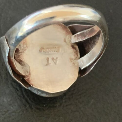 Native American Men's Navajo Sodalite Ring | Sterling Silver | Sz 10 | 11897