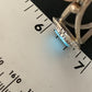 Handmade Women's Sterling Silver Blue Kingman Turquoise Cuff Wire Bracelet | 12878