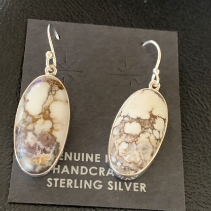Navajo Wild Horse Earrings Set | Sterling Silver | Authentic Native American Handmade | 12782