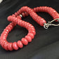 Navajo Graduated Red Jasper Necklace | Sterling Silver | Authentic Native American | 18" | 10249