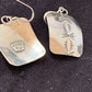 Native American Navajo Sterling Silver Stamped Earrings | Authentic Handmade | 4835