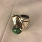 Native American Green Turquoise Ring | Sterling Silver | Sz 11 | 3439