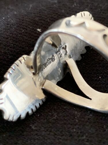 Navajo Red Spiny Oyster, Lapis, and Multi-Stone Ring | Authentic Native American Sterling Silver | Sz 10.5 | 1077